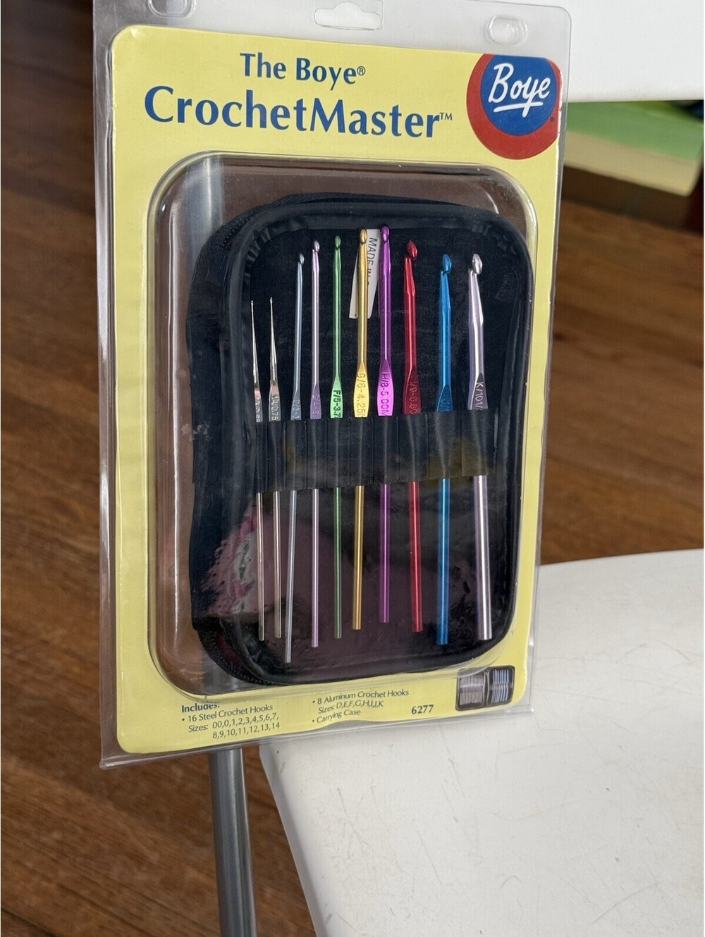 Boye Crochet Master Steel & Aluminum Crochet Hook Set